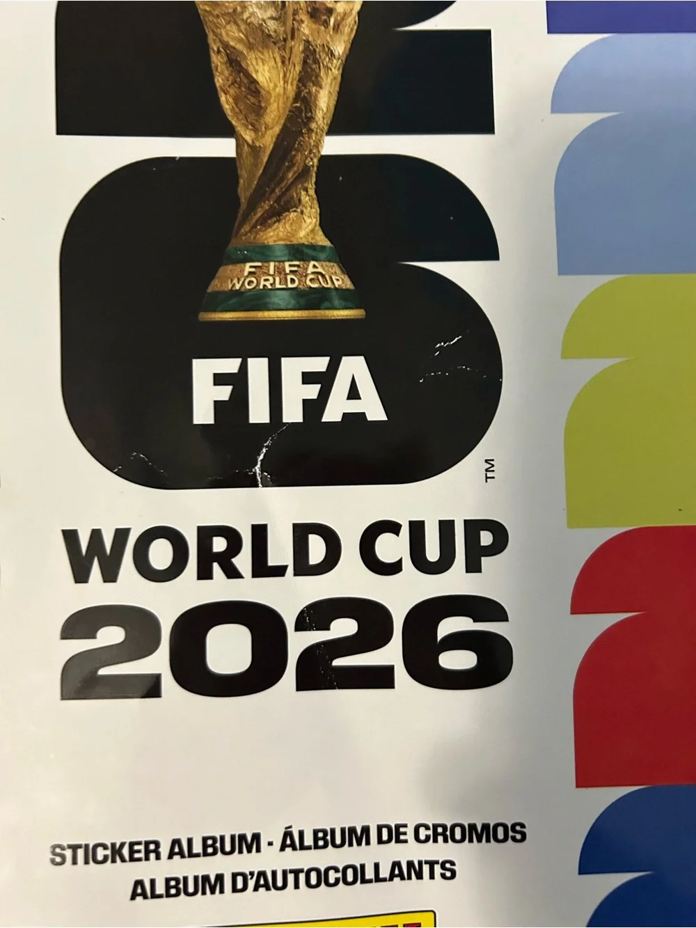 Panini World Cup 2026 Sticker Album - Multicolor with Gold Trophy